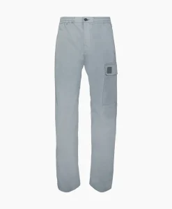 Broeken^Cp Company Broek Metropolis Stretch Sateen Blauw