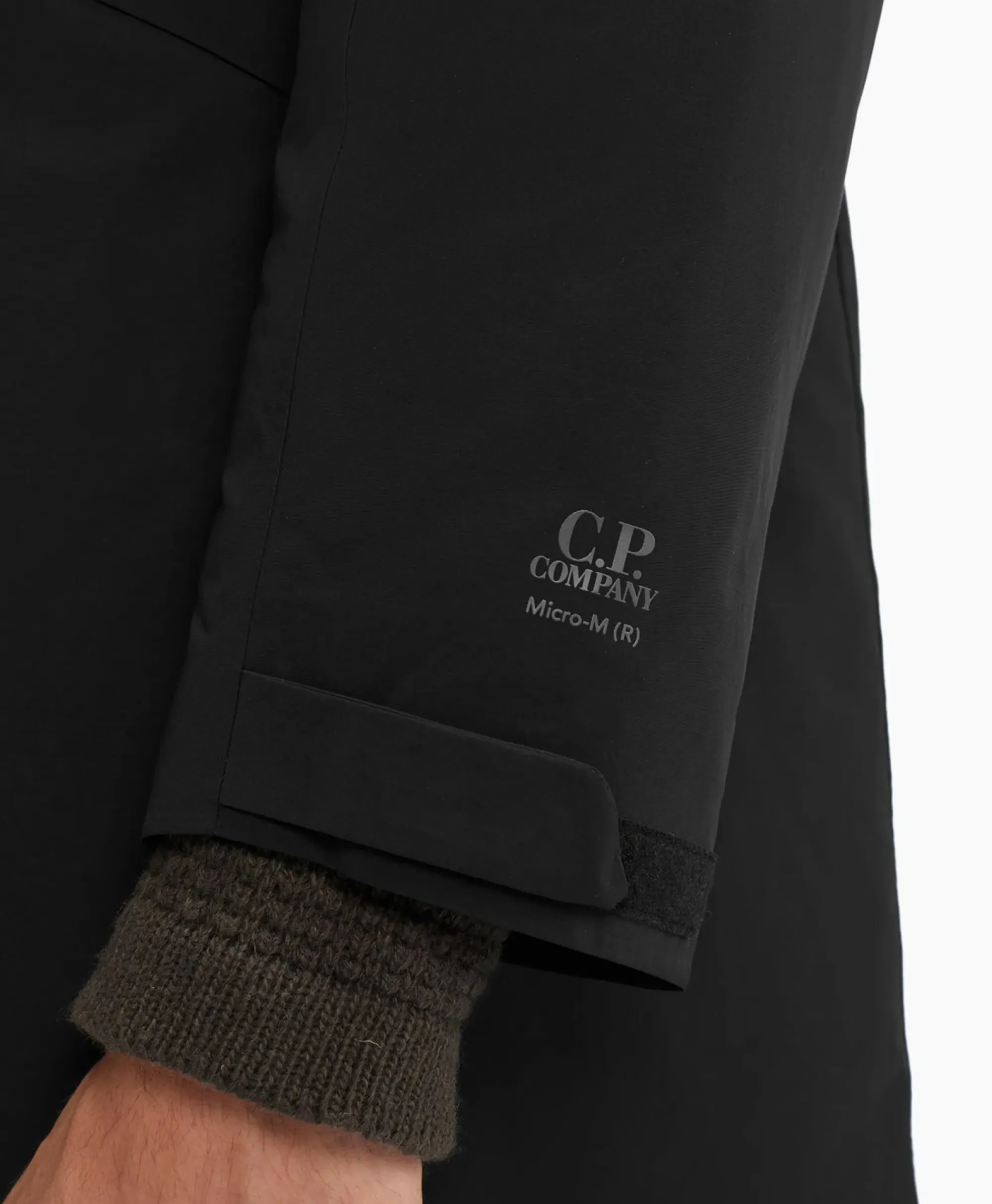 Jassen^Cp Company Jack Micro-M (R) Down Zwart