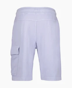Broeken^Cp Company Korte Broek Short Fleece Cargo Lila