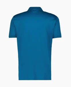 Polo's^Cp Company Polo Mercerized Jersey Donker Blauw