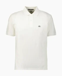 Polo's^Cp Company Polo Stretch Piquet Regular Wit