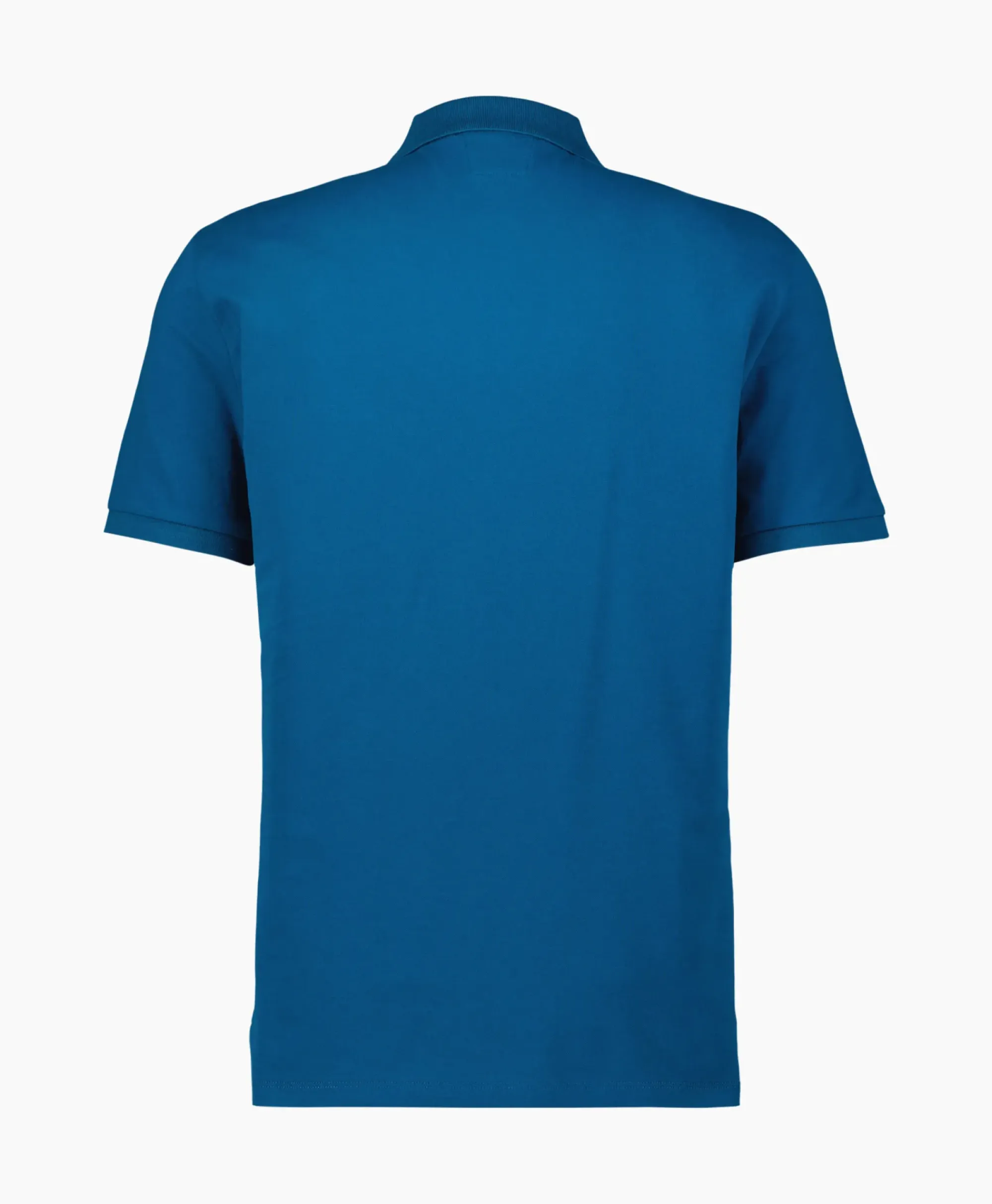 Polo's^Cp Company Polo Stretch Piquet Regular Blauw