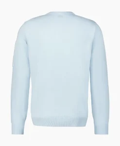 Truien^Cp Company Pullover Cotton Crepe Knit Licht Blauw