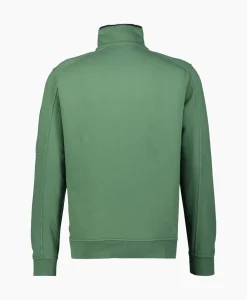 Truien^Cp Company Sweater Light Fleece Zipped Groen