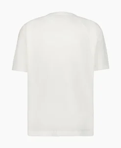 Truien^Cp Company Sweater Sponge Fleece Short Sleeved Wit