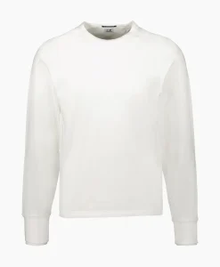 Truien^Cp Company Sweater Stretch Fleece Off White