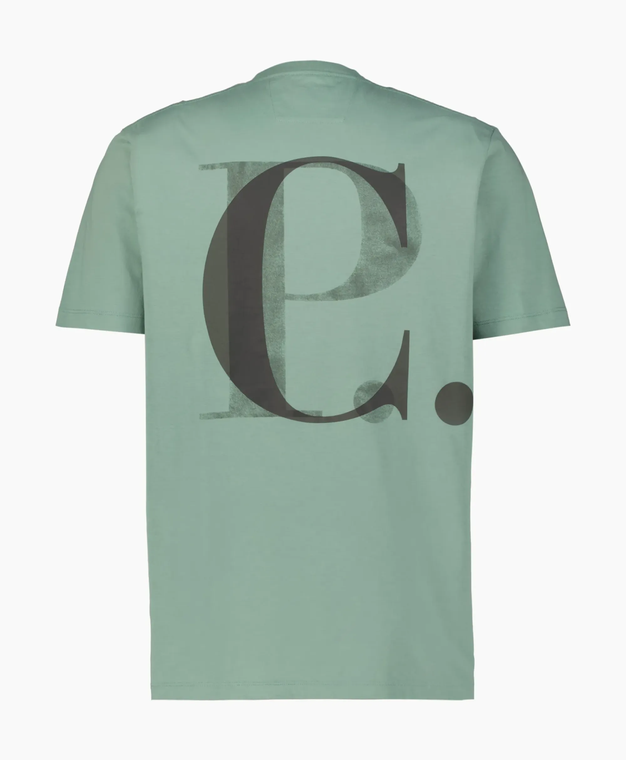 T-Shirts^Cp Company T-Shirt Jersey Graphic Licht Groen