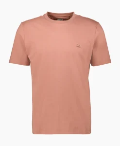 T-Shirts^Cp Company T-Shirt 30/1 Jersey Small Logo Donker Bruin