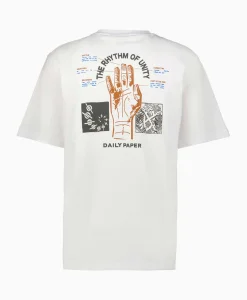 T-Shirts^Daily Paper T-Shirt Korte Mouw Identity Wit