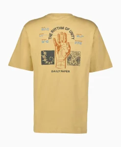 T-Shirts^Daily Paper T-Shirt Korte Mouw Identity Beige