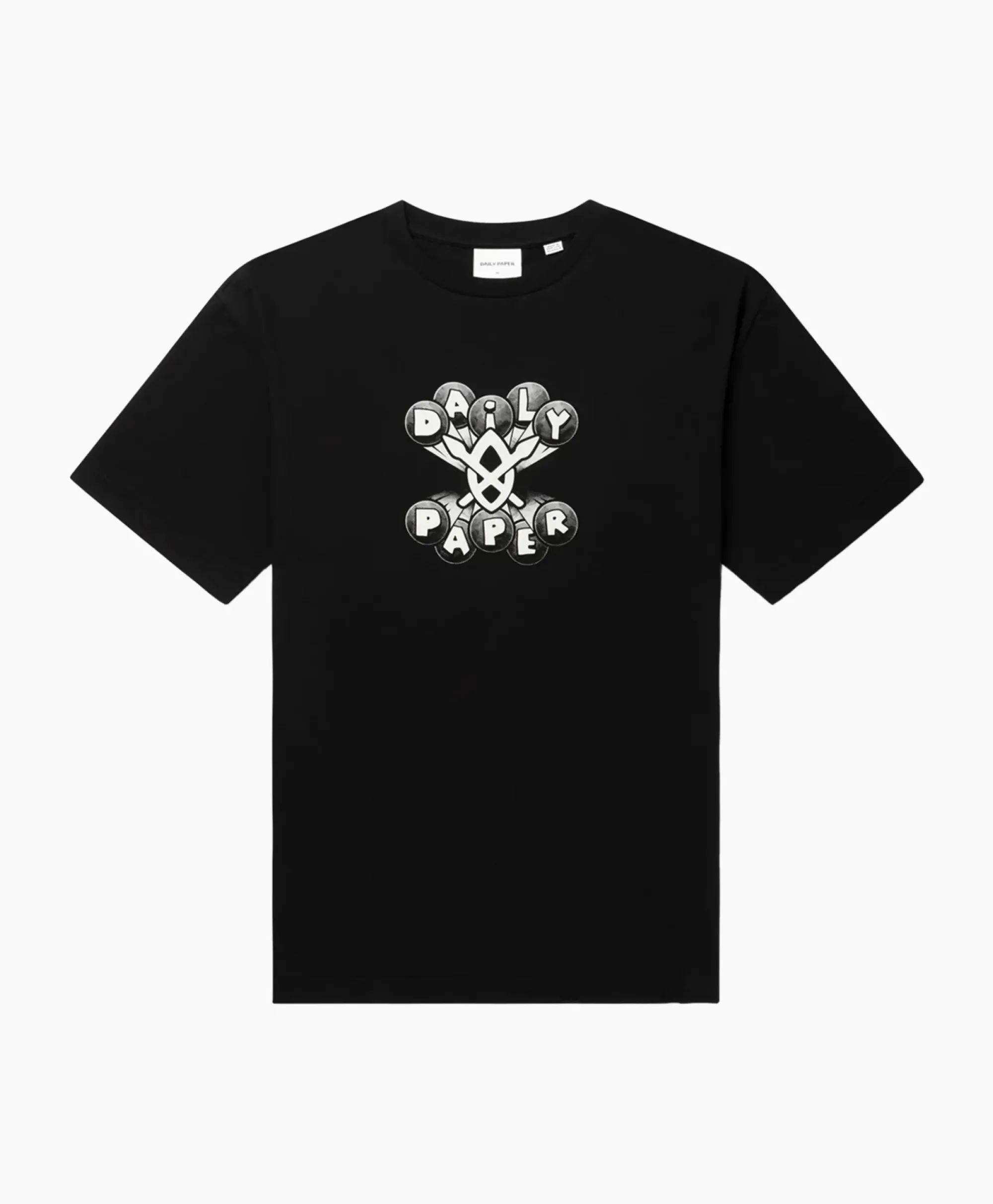 T-Shirts^Daily Paper T-Shirt Korte Mouw Omar Zwart