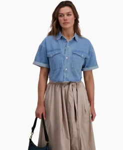 Blouses^D'arc D'Arc Blouse Bovino Blauw