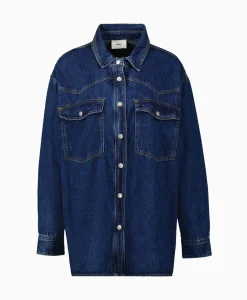 Blouses^D'arc D'Arc Blouse Carpi Blauw