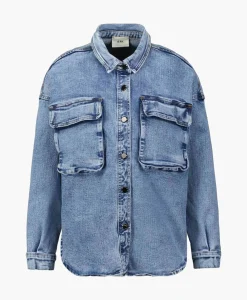 Blouses^D'arc D'Arc Blouse Cunro Licht Blauw