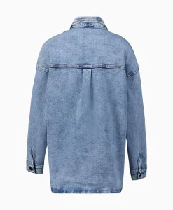 Blouses^D'arc D'Arc Blouse Cunro Licht Blauw