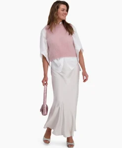 Rokken^D'arc D'Arc Midi Rok Padova Beige