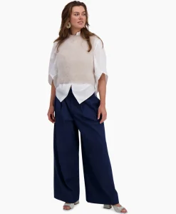Broeken^D'arc D'Arc Pantalon Belluno Blauw