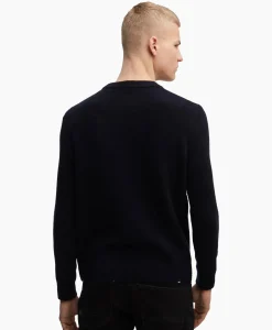 Truien^Denham Pullover Knit Crew Cch Zwart