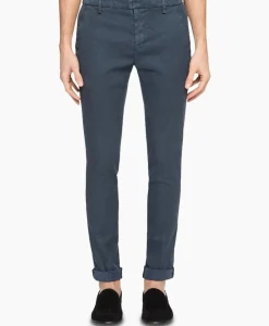 Broeken^Dondup Pantalon Gaubert Slimfit Blauw