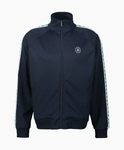 Jassen^Drole De Monsieur Jack La Veste Survet Donker Blauw