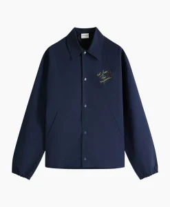 Jassen^Drole De Monsieur Jack La Veste Slogan Esquisse Donker Blauw