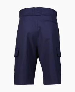 Broeken^Drole De Monsieur Korte Broek Le Short Cargo Laine Donker Blauw