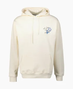 Truien^Drole De Monsieur Le Hoodie Slogan Esquisse Ecru