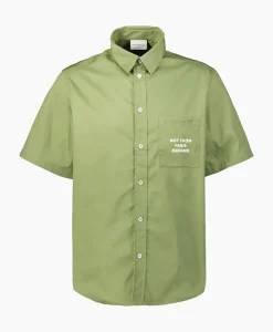 Overhemden^Drole De Monsieur Overhemd La Chemise Slogan Khaki