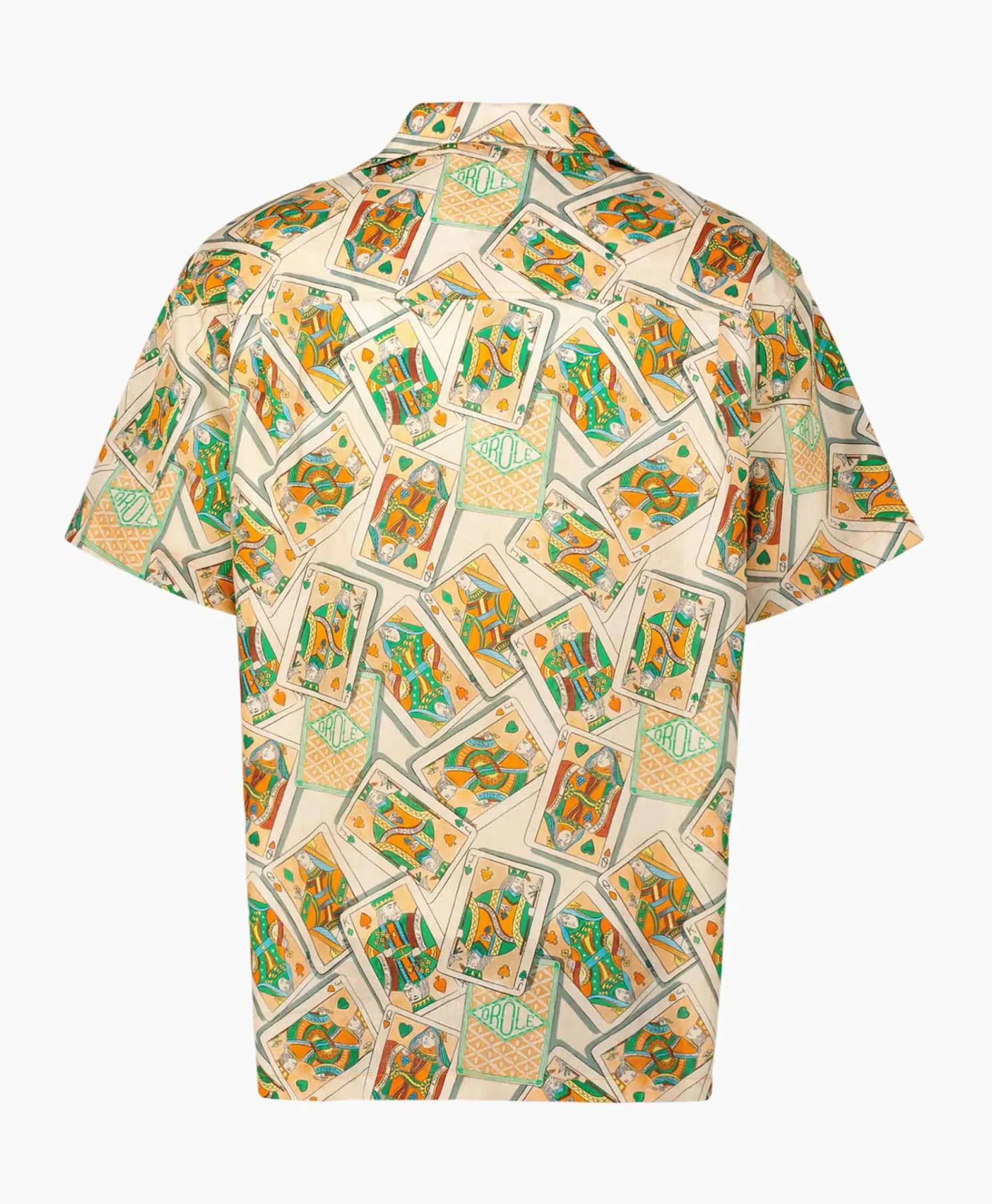 Overhemden^Drole De Monsieur Overhemd La Chemise Jeu De Cartes Peach