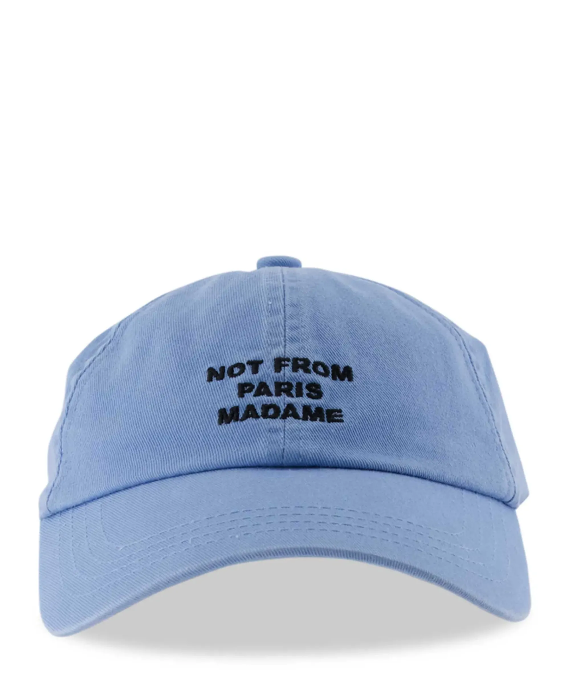 Petten^Drole De Monsieur Pet La Casquette Slogan Licht Blauw