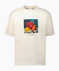 T-Shirts^Drole De Monsieur T-Shirt Korte Mouw Nature Morte Off White