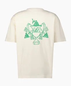 T-Shirts^Drole De Monsieur T-Shirt Korte Mouw Blason Off White
