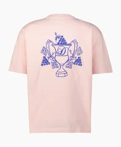 T-Shirts^Drole De Monsieur T-Shirt Korte Mouw Blason Rose