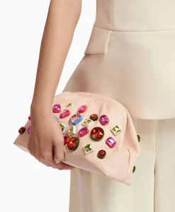 Tassen^Essentiel Antwerp Clutch Finestones Off White