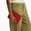Tassen^Essentiel Antwerp Clutch Folilo Rood