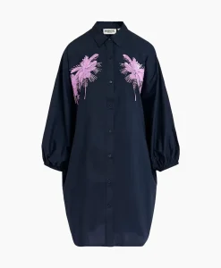 Bruiloftskleding^Essentiel Antwerp Mini Jurk Frilled Blauw
