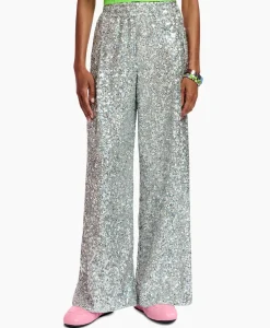 Broeken^Essentiel Antwerp Pantalon Fences Zilver