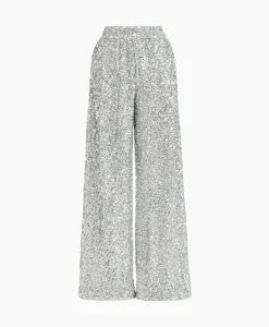 Broeken^Essentiel Antwerp Pantalon Fences Zilver