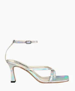 Sandalen^Essentiel Antwerp Sandaal Met Hak Dilver Zilver