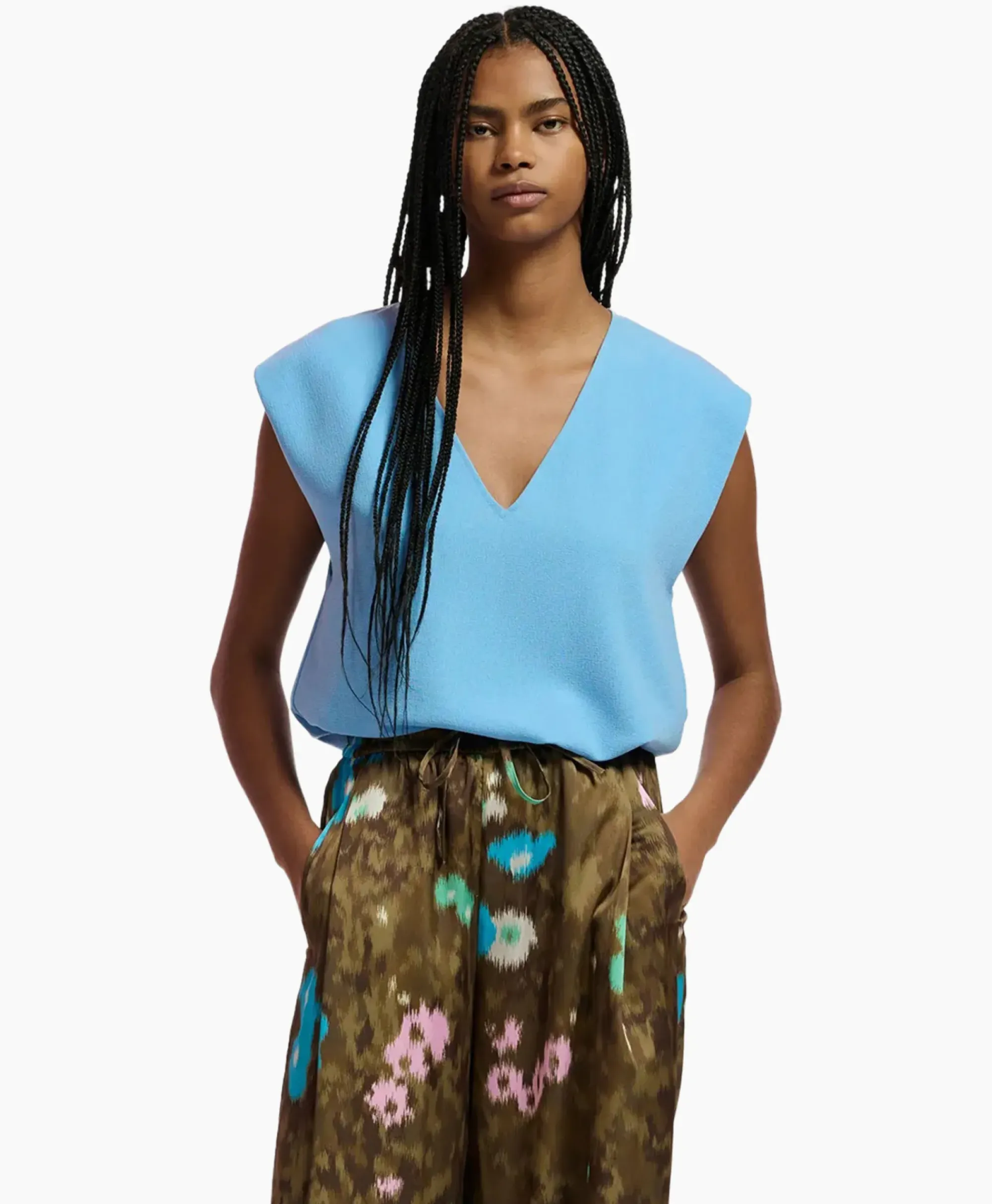 T-Shirts & Tops^Essentiel Antwerp Top Falling Blauw