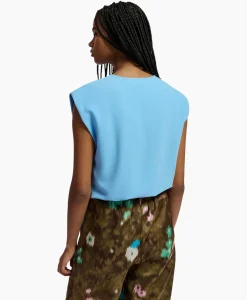 T-Shirts & Tops^Essentiel Antwerp Top Falling Blauw