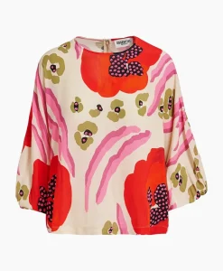 T-Shirts & Tops^Essentiel Antwerp Top Flowerpower Off White