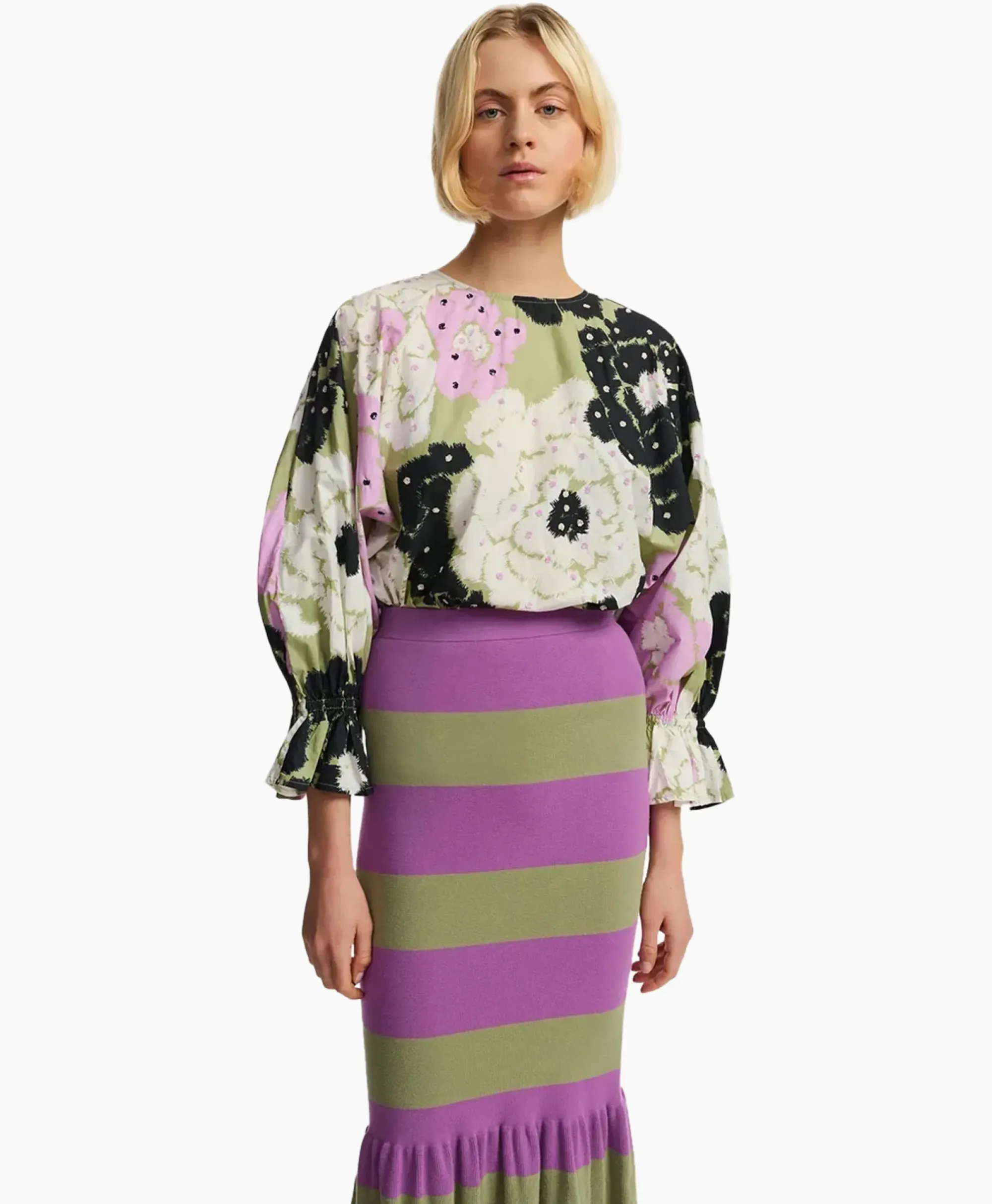 T-Shirts & Tops^Essentiel Antwerp Top Fulberry Licht Groen