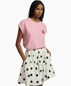 T-Shirts & Tops^Essentiel Antwerp T-Shirt Korte Mouw Faustina Rood