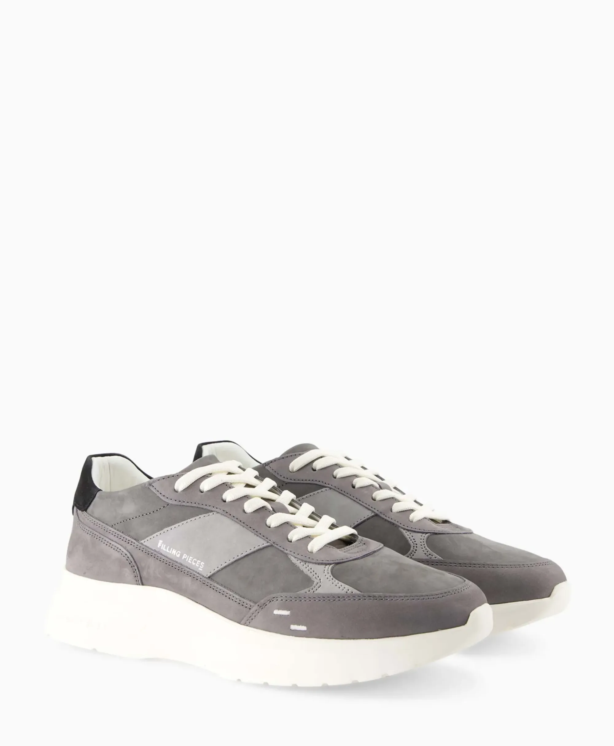 Sneakers^Filling Pieces Sneaker Jet Runner Donkergrijs