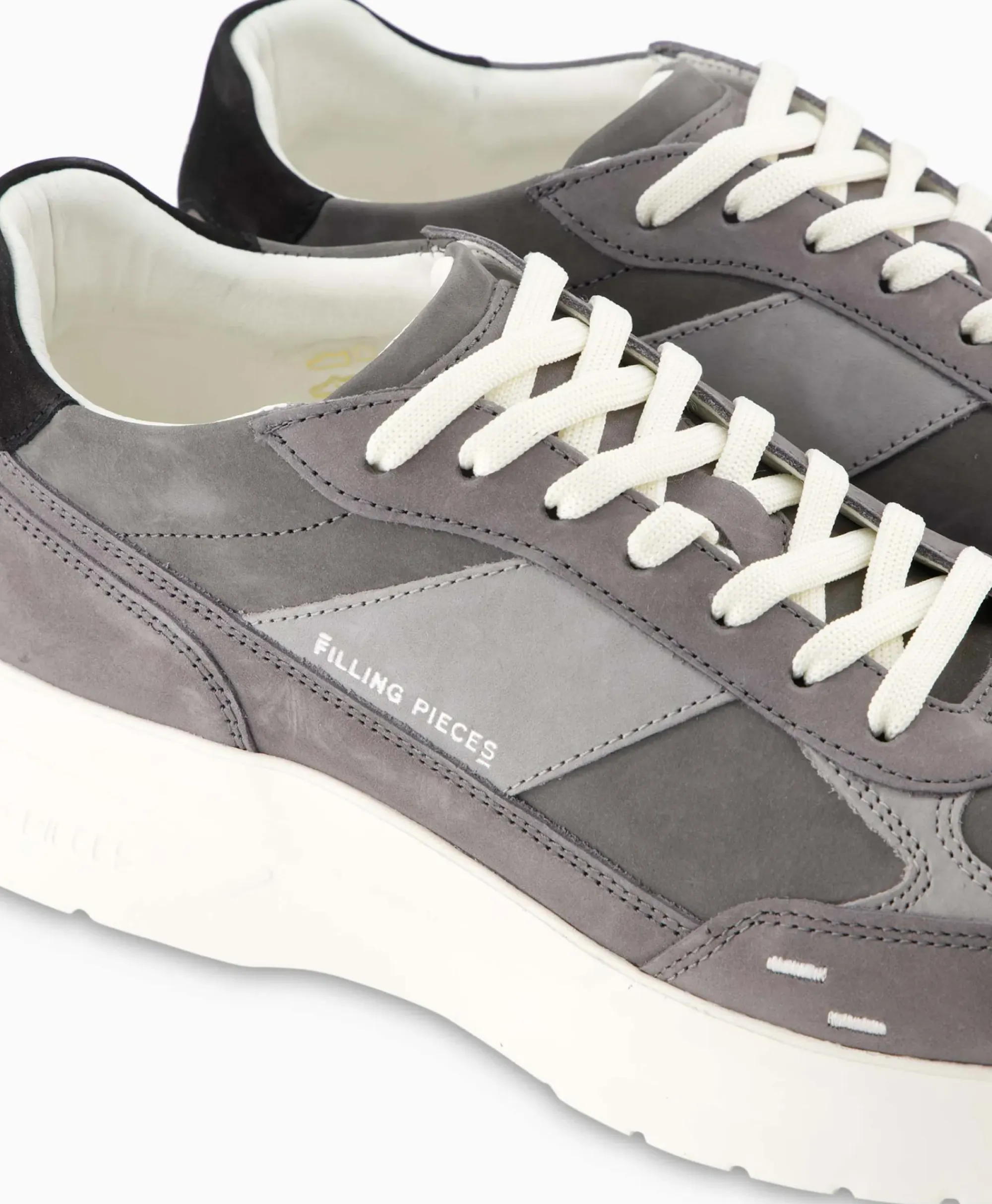 Sneakers^Filling Pieces Sneaker Jet Runner Donkergrijs
