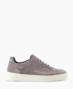Sneakers^Filling Pieces Sneaker Mondo Suede Organic Grijs