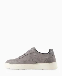 Sneakers^Filling Pieces Sneaker Mondo Suede Organic Grijs