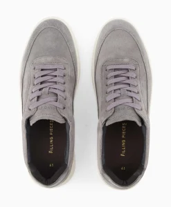 Sneakers^Filling Pieces Sneaker Mondo Suede Organic Grijs