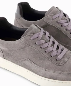 Sneakers^Filling Pieces Sneaker Mondo Suede Organic Grijs